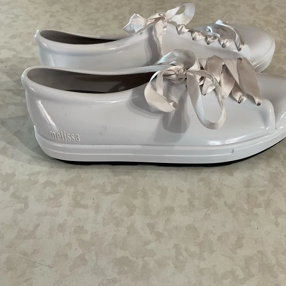 Melissa Minnie Mouse Elegant White Women's Shoes size 8 - Picture 2 of 7